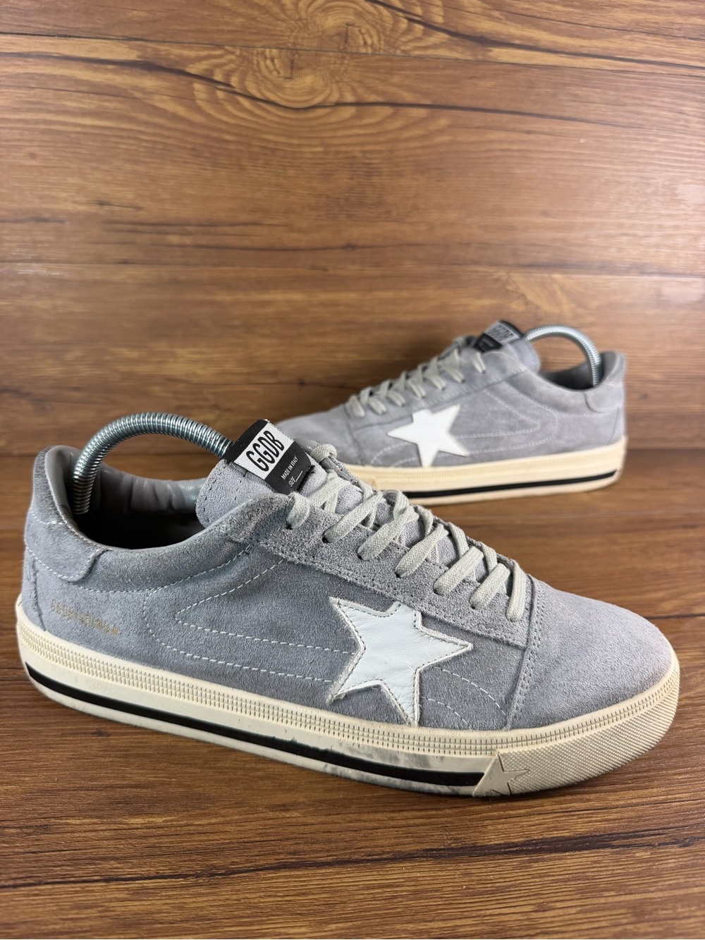 Golden Goose Grindstar Suede Distressed Sneakers Men’s Size 8 (41) Shoes